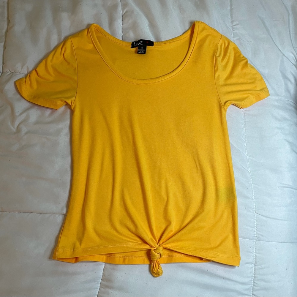 Yellow Short Shirt